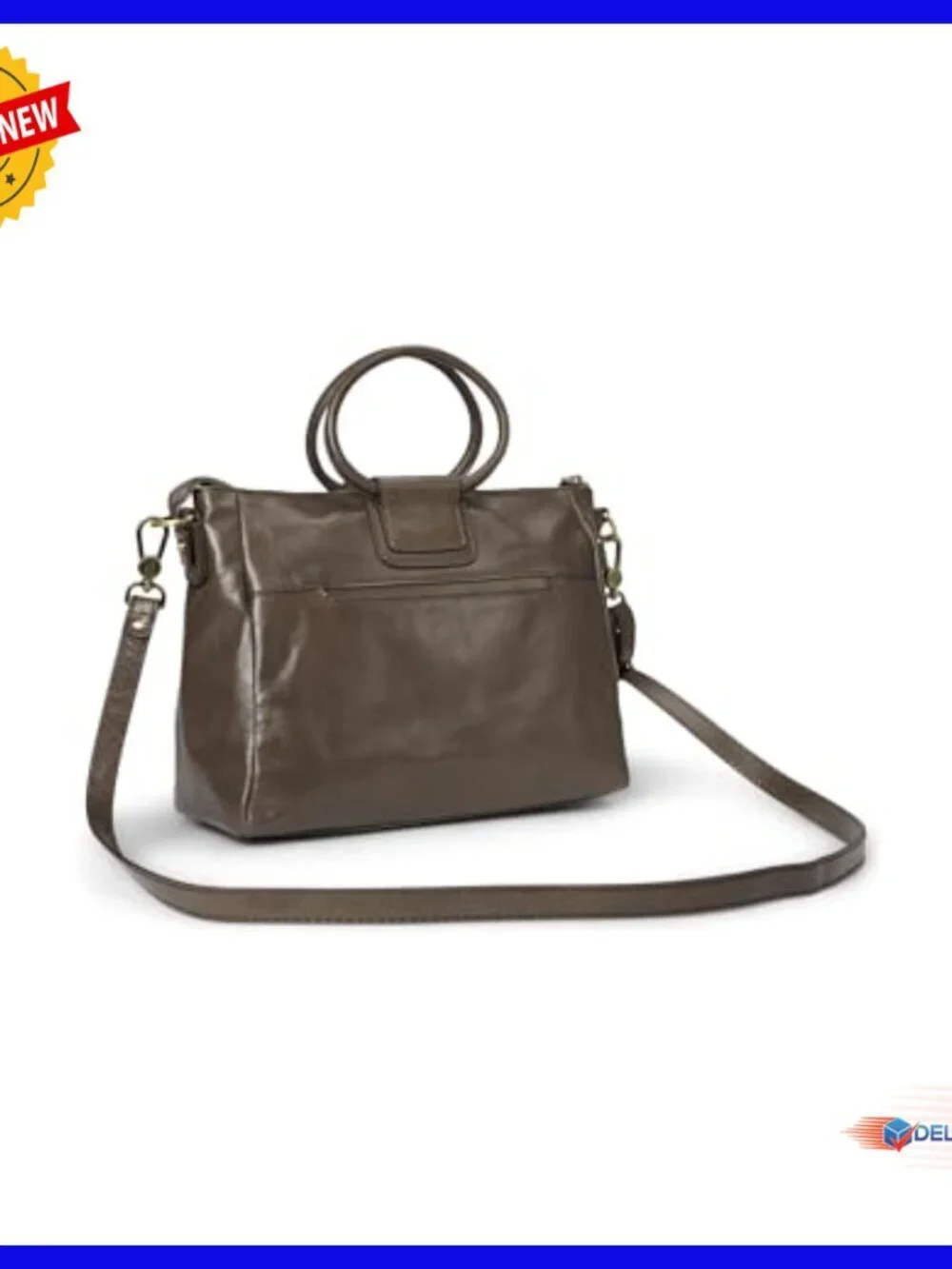 Leather Medium Satchel Crossbody Shoulder Bag Top Handle Everyday